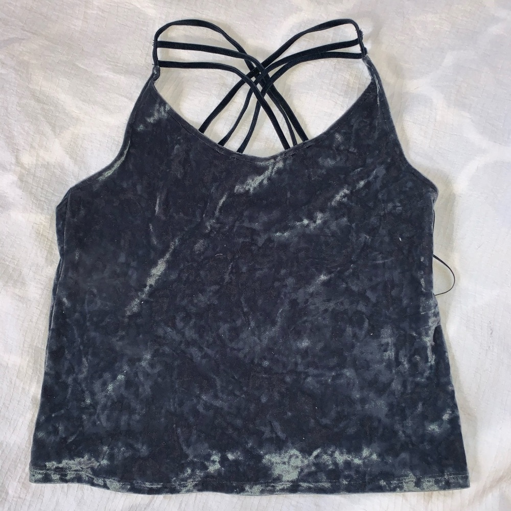 ⚡️ american eagle blue velvet tank